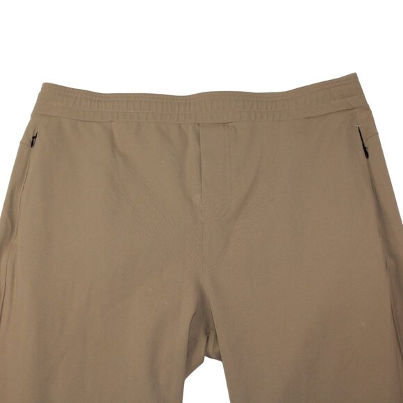 Public Rec Mens Size 38 All Day Every Day Performance Athletic Pants Brown Tied - Picture 5 of 16